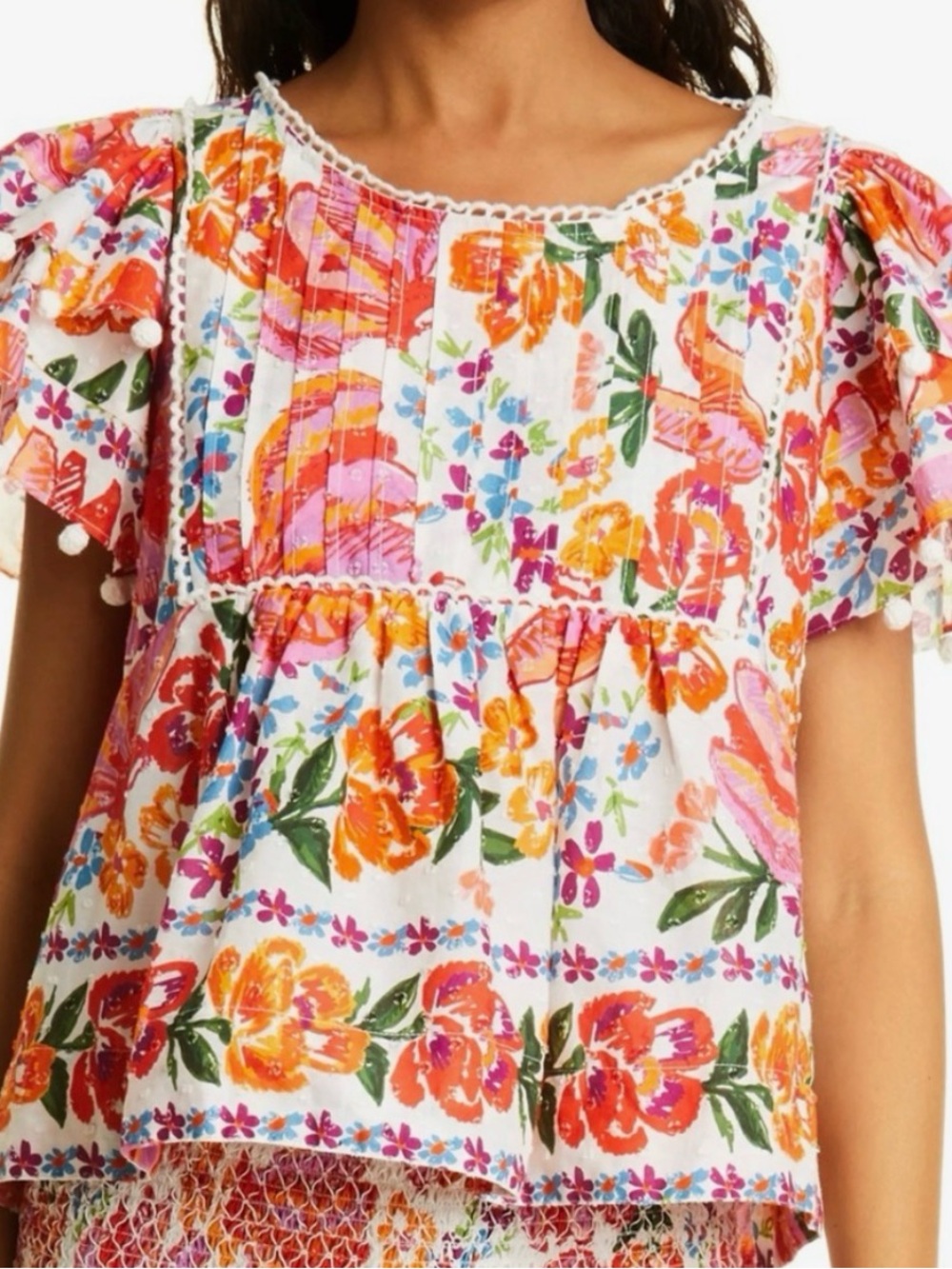 Farm Rio Floral Matching Set - Top & Mini Skirt - Size Small